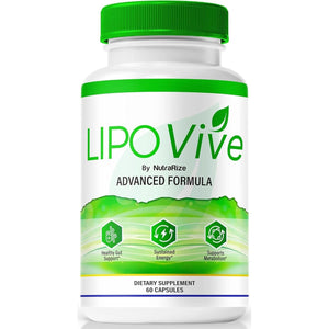 Lipovive Capsules, Official Lipo-Vive Pro Advanced Formula to Support Energy Throughout the Day (60 Capsules)