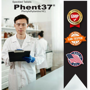 Phent37 - Advanced Phenylethylamine HCL Dietary Nutraceutical (60 Tablets) 