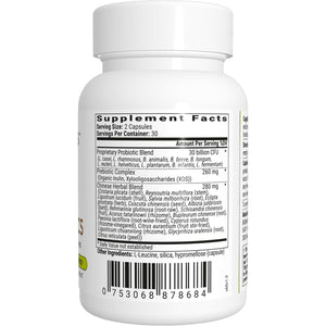 Bioptimizers Cognibiotics Probiotic Brain Supplement - Helps Support Mood, Better Focus, Memory, Mental Clarity - 60 Capsules