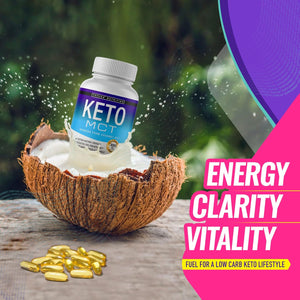 Toplux Keto MCT Oil Capsules - 3000Mg Natural Pure Coconut Oil Extract Pills, 90 Softgels