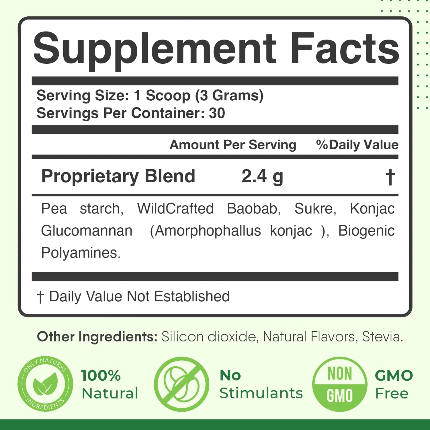 Digestsync Digestion Supplement for Gut Health - Natural Powder for Digestive Support, Bloating Relief 1 Month Supply