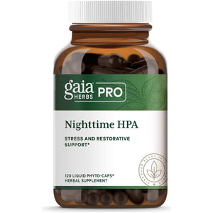 Gaia Herbs Pro Nighttime HPA - Restorative & Healthy Sleep Support Supplement (60 Servings)