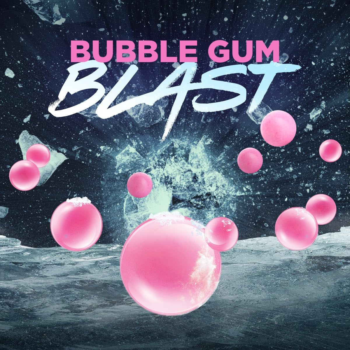 BSN N.O.-XPLODE Cool Rush Pre Workout Powder with Creatine and Beta-Alanine, Bubblegum Blast, 30 Servings