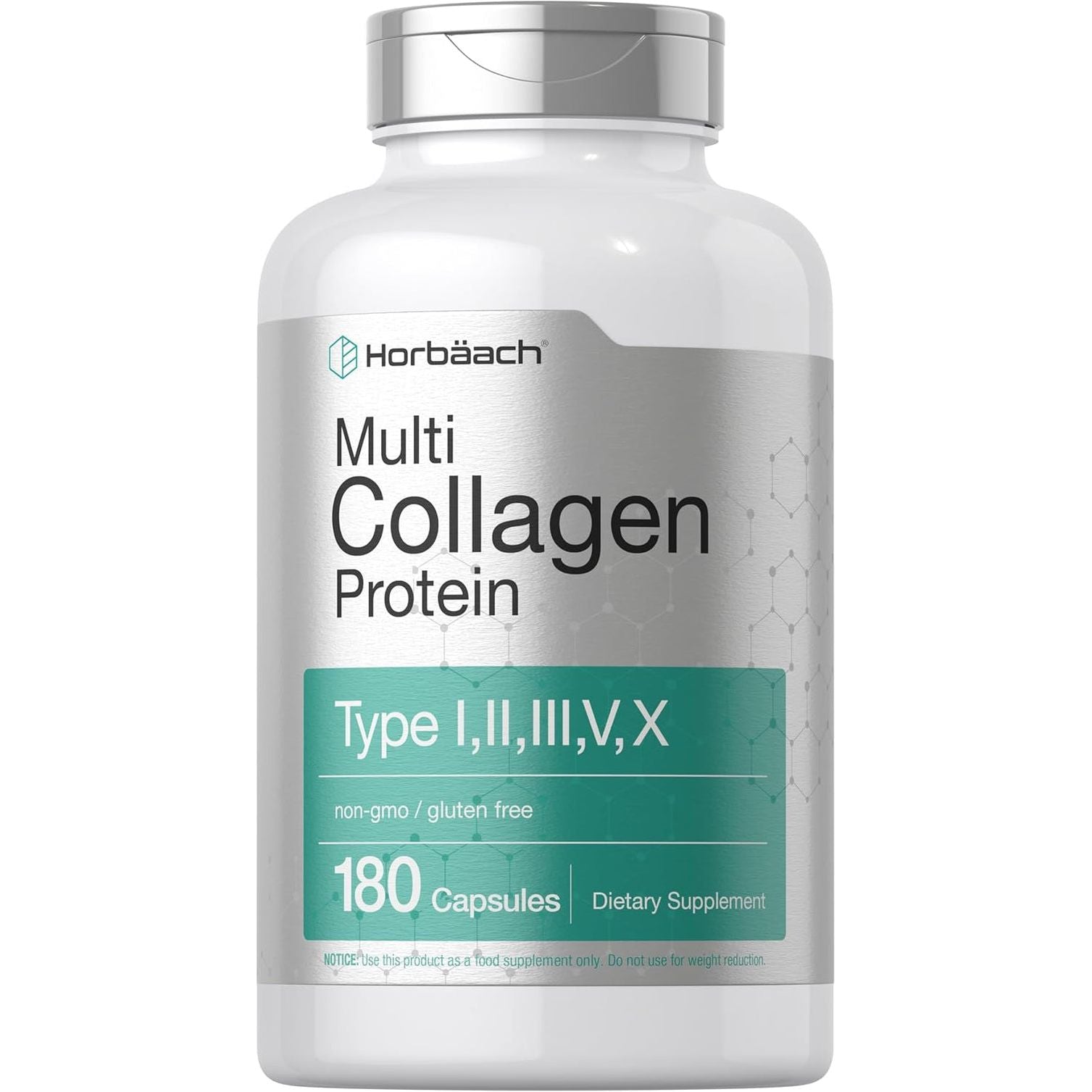 Horbäach Multi Collagen Protein 2000 Mg | 180 Capsules