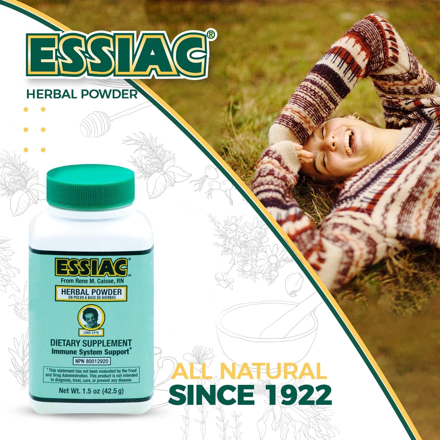 Essiac Original Tea Powder –  Powerful Antioxidant Blend to Help Promote Overall Health & Well-Being 1.5 Oz