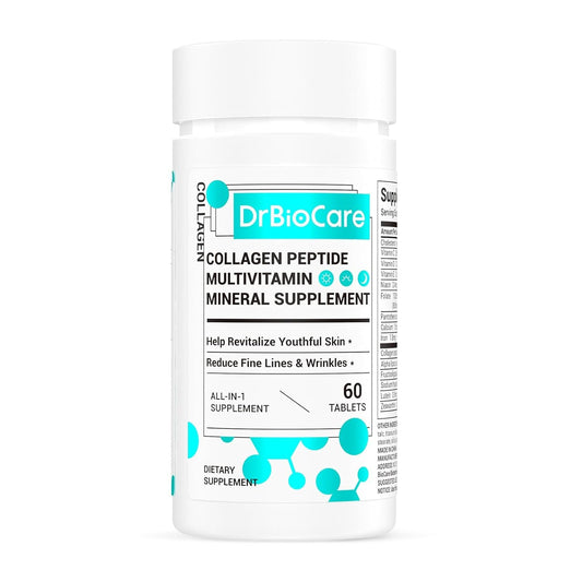 Collagen Peptides for Women, Beauty Vitamin & Mineral Supplement 60 Tablets