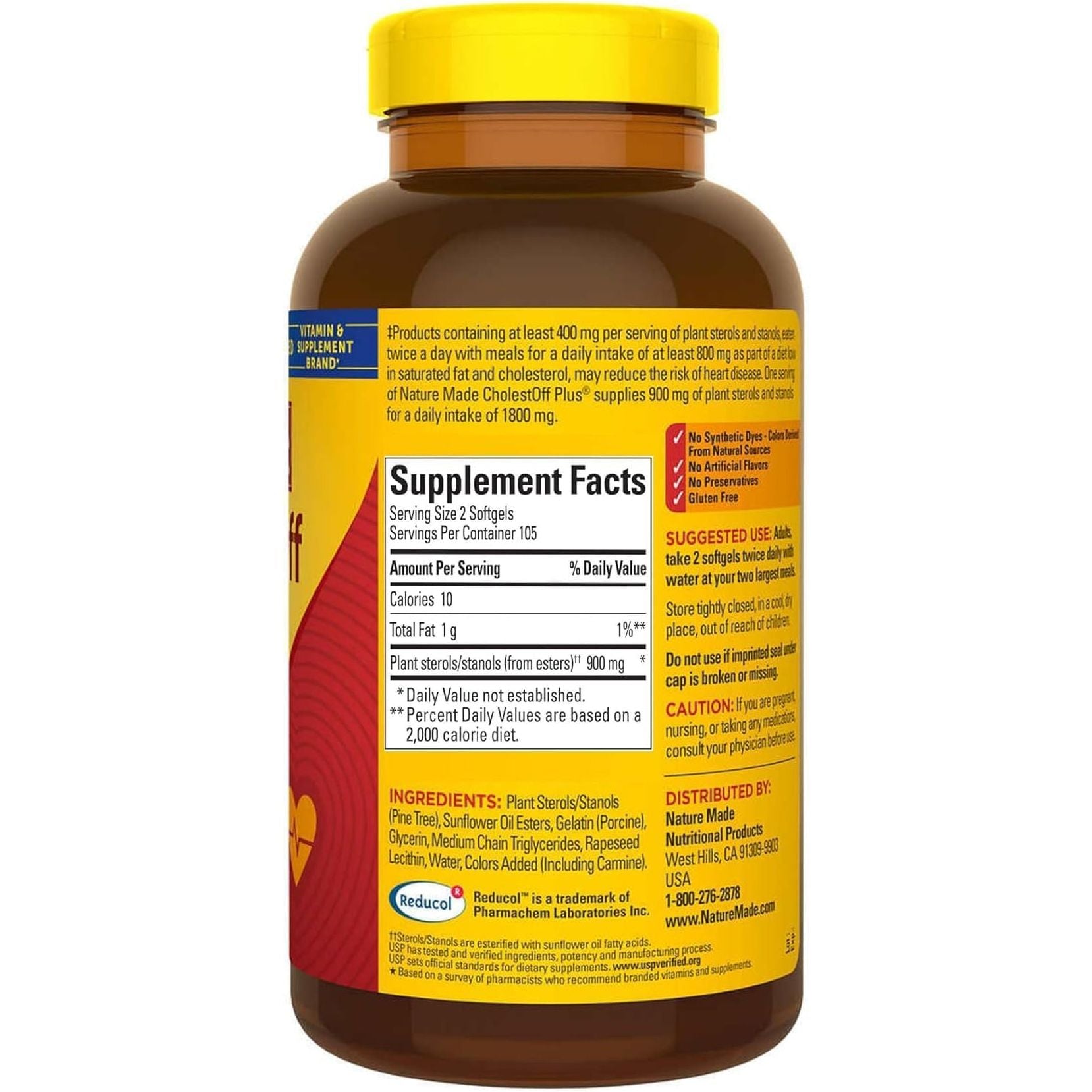 Cholestoff Plus, Clinially Proven to Lower Cholesterol, 210 Softgels, 52 Day Supply