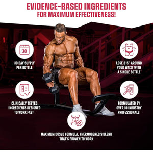 Biosync - Male Burner UNLEASHED | Fat Burner for Men Weight Loss Pills 60 Capsules