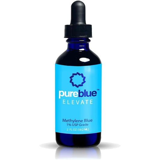 Pureblue Methylene Blue Pharmaceutical Grade, Anti-Aging and Cognitive Enhancing Properties (2 Fl Oz)