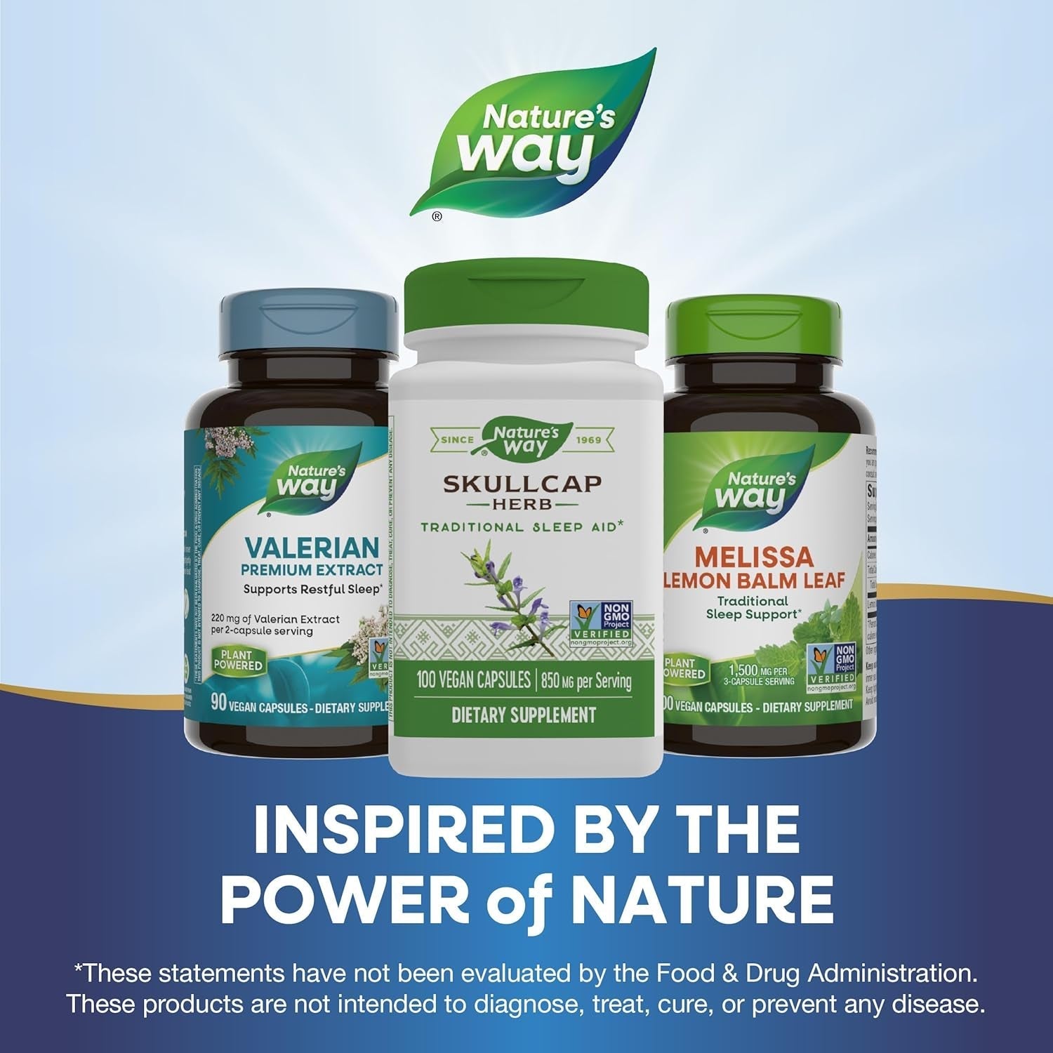 Nature'S Way Skullcap Herb - Traditional Herbal Sleep Support* - 100 Vegan Capsules