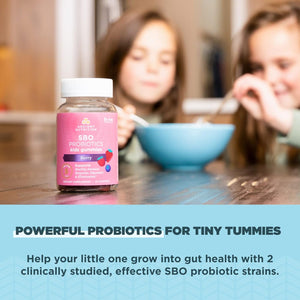 Ancient Nutrition Probiotics for Kids, Berry, Reduces Occasional Bloating and Constipation, 30 Count