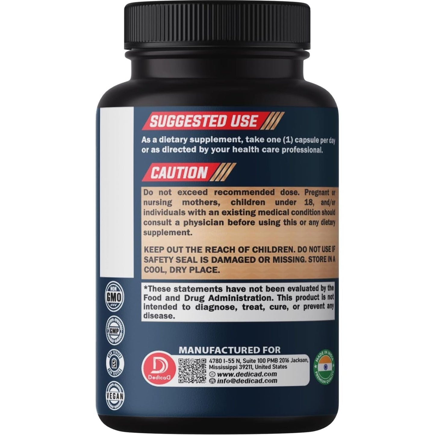12In1 Wormwood Black Walnut Clove Capsules - Digestive, Immune, and Mood Support - 90 Vegan Capsules