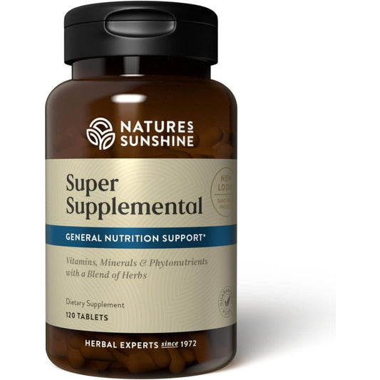 Nature'S Sunshine Super Supplemental: Complete Multivitamin with Minerals, Antioxidants & More 120 Tabs