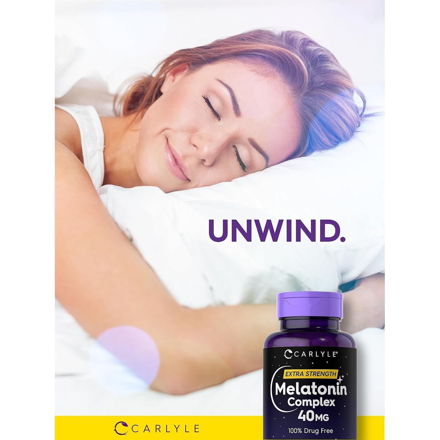 Carlyle Melatonin 40Mg Complex - 150 Fast Dissolve Tablets