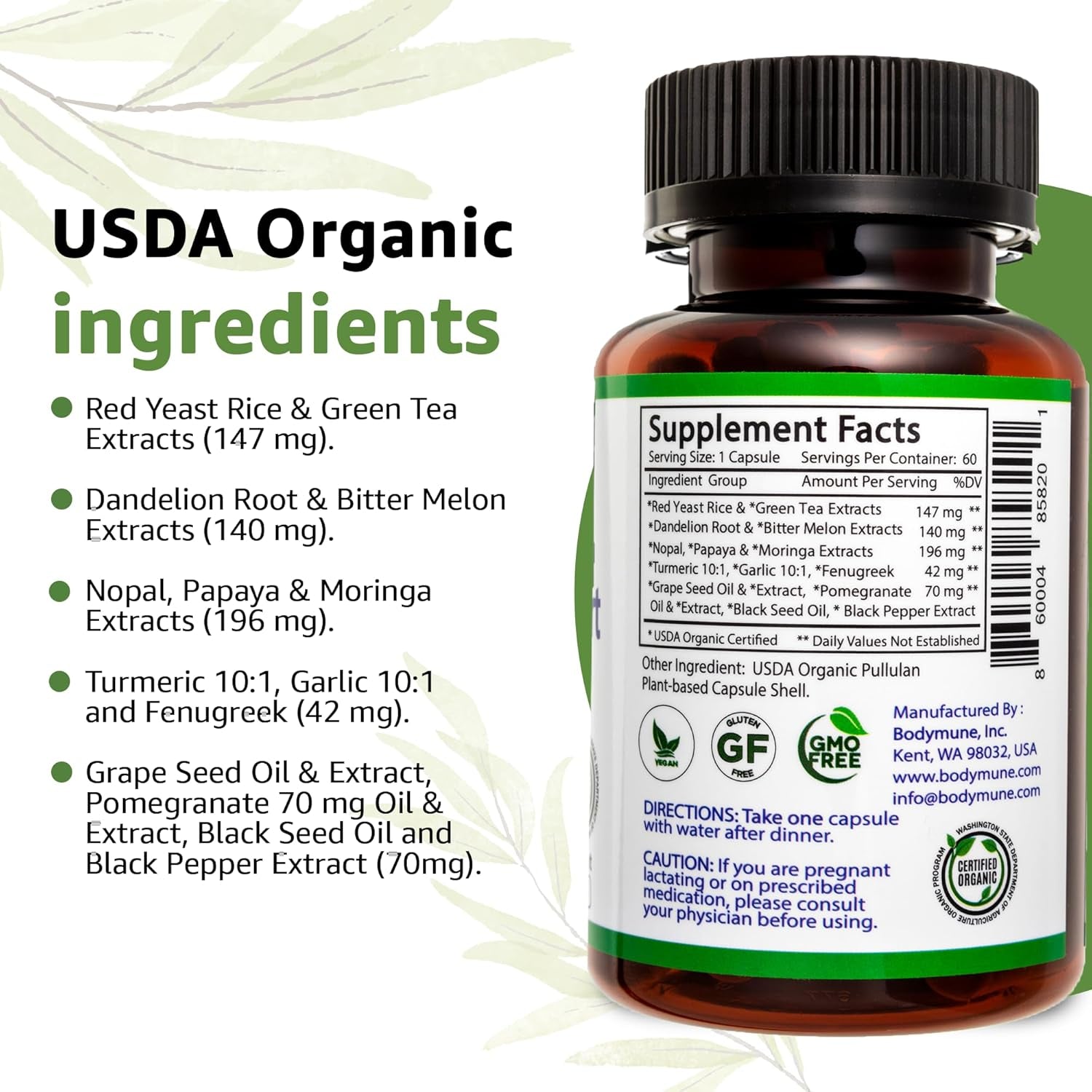 Cholesterolsupport, 60-Day Supply, Supports Healthy Cholesterol Levels Already in Normal Range