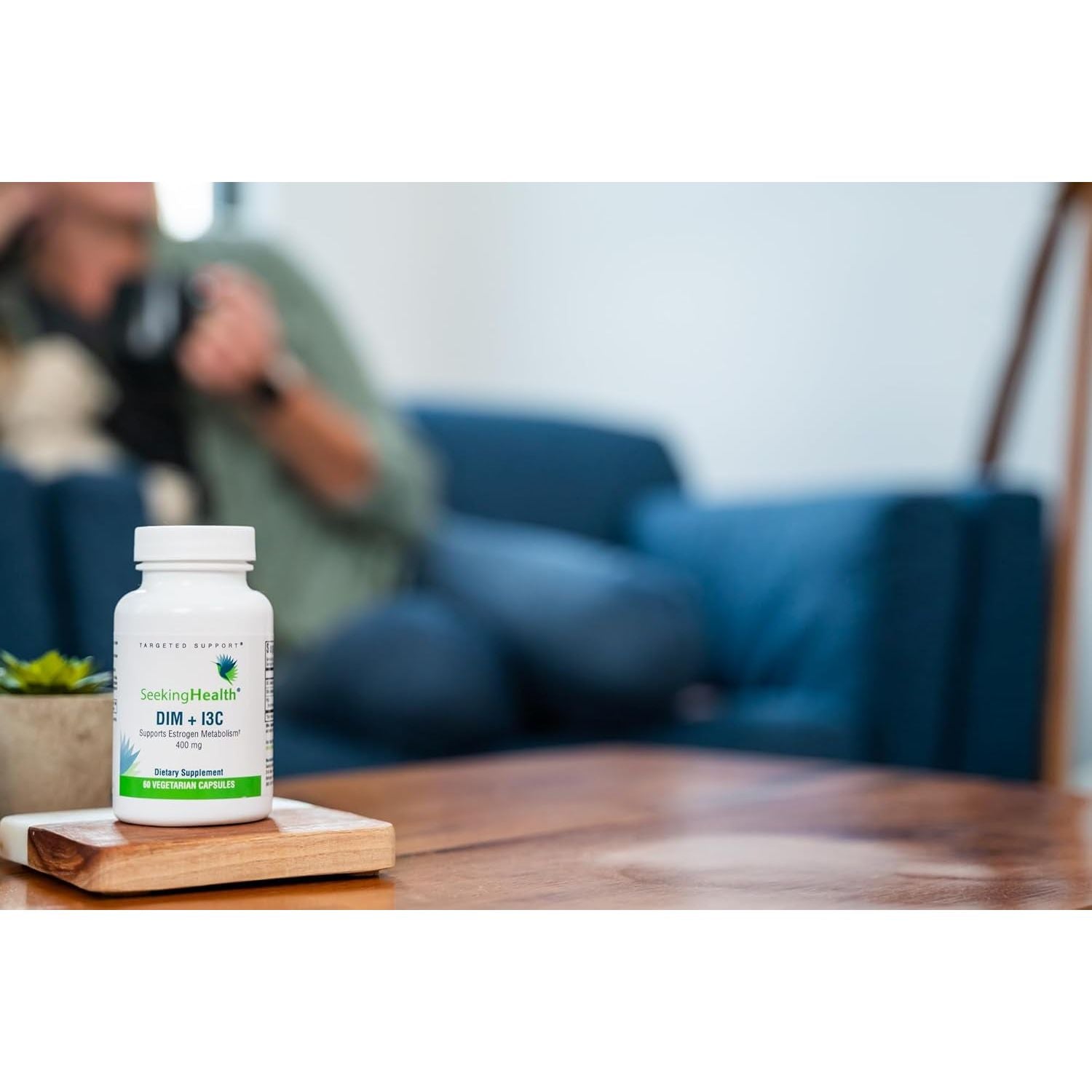 Seeking Health DIM + I3C, 400 Mg, Supports Healthy Hormone Metabolism and Estrogen Balance for Women (60 Capsules)