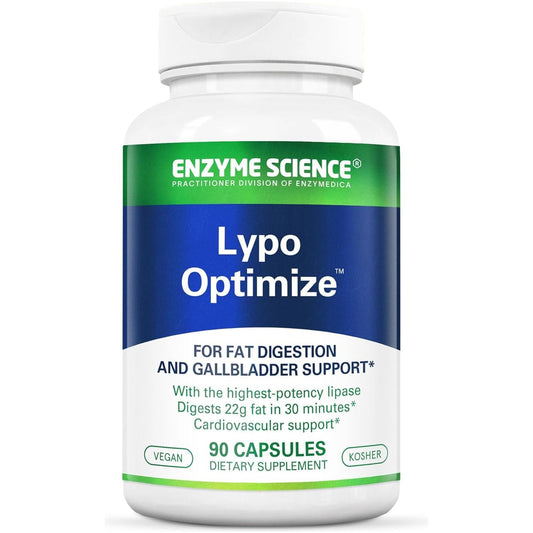 Lypo Optimize – All Natural Digestive Enzyme Support for Gallbladder, Pancreas, and Liver 