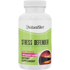 Naturalslim Stress Relief Supplement - High Cortisol Reducer, Control Cravings, Sleep & Metabolism Support 180 Vegetable Capsules