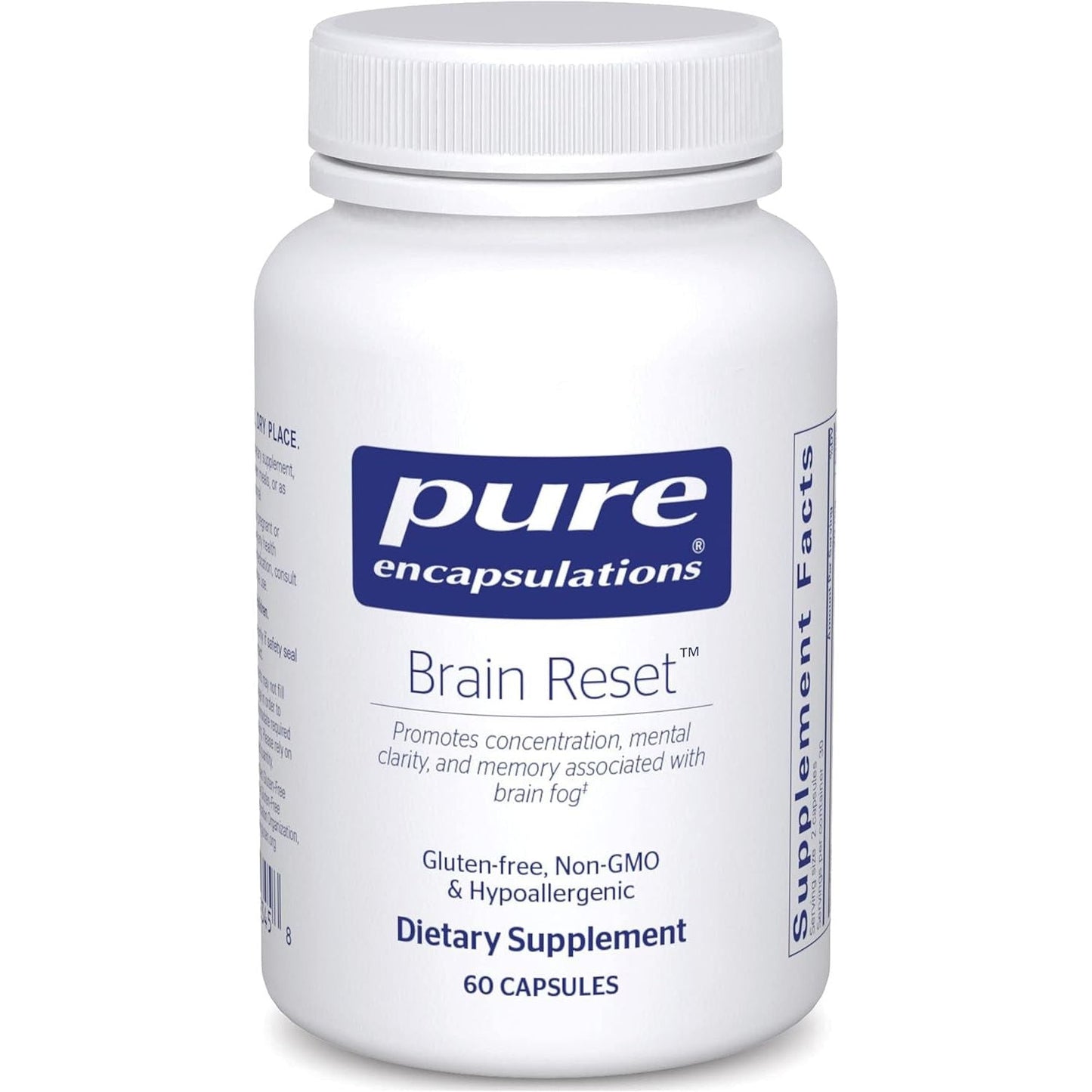 Pure Encapsulations Brain Reset | Supports Concentration, Clarity, and Memory Associated with Brain Fog | 60 Capsules