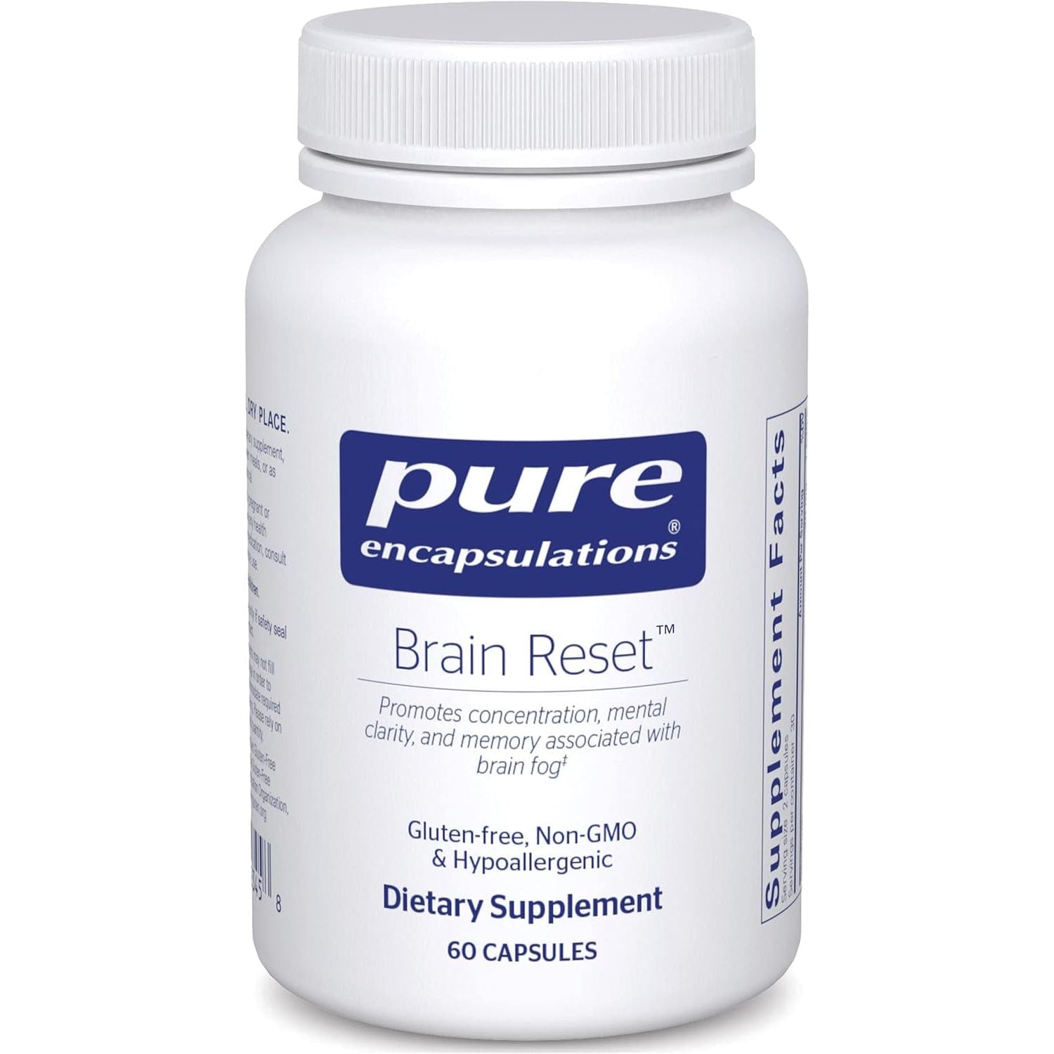Pure Encapsulations Brain Reset | Supports Concentration, Clarity, and Memory Associated with Brain Fog | 60 Capsules