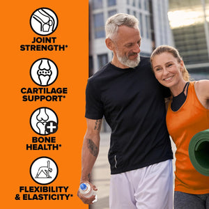 Labrada Nutrition Elastijoint, Orange Flavor,Glucosamine Joint Support Supplement Powder 
