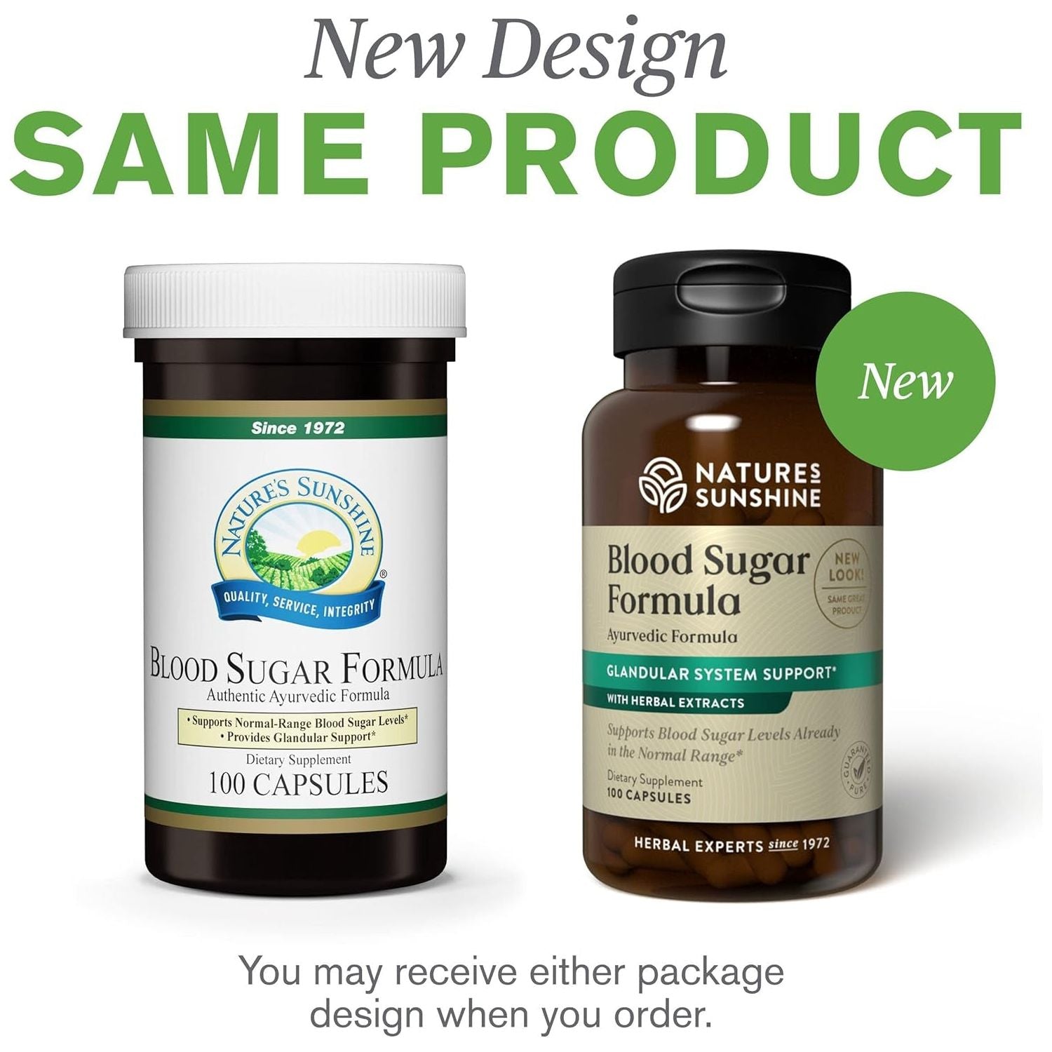 Nature'S Sunshine Blood Sugar Formula, 100 Caps