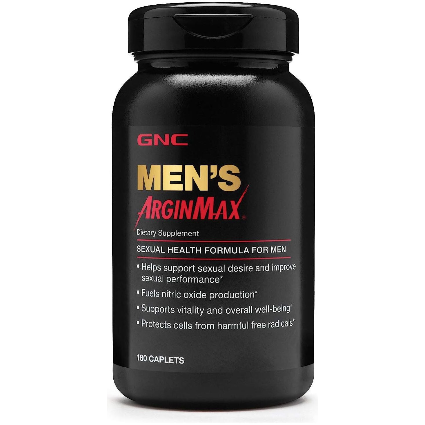 GNC Mens Arginmax Sexual Health Supplement for Men, Supports Blood Flow and Vitality 180 Count