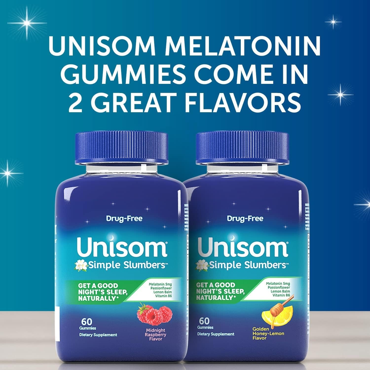 Unisom Simple Slumbers Sleep Aid Gummies 120 Count