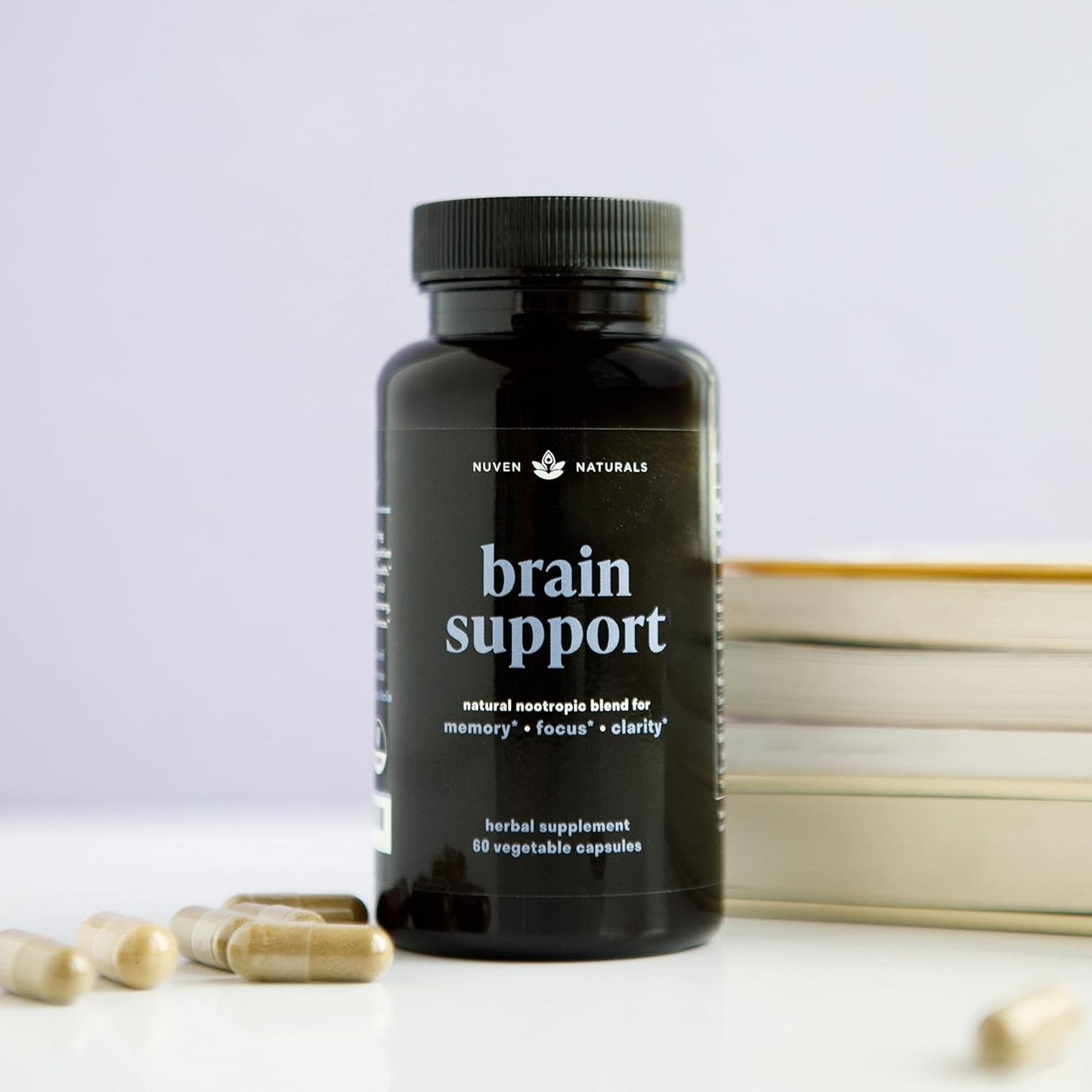 Brain Support Supplement - Natural Memory and Focus Supplement - 60 Capsules