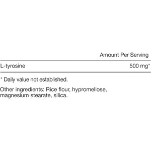 Momentous Tyrosine Capsules, 60 Servings