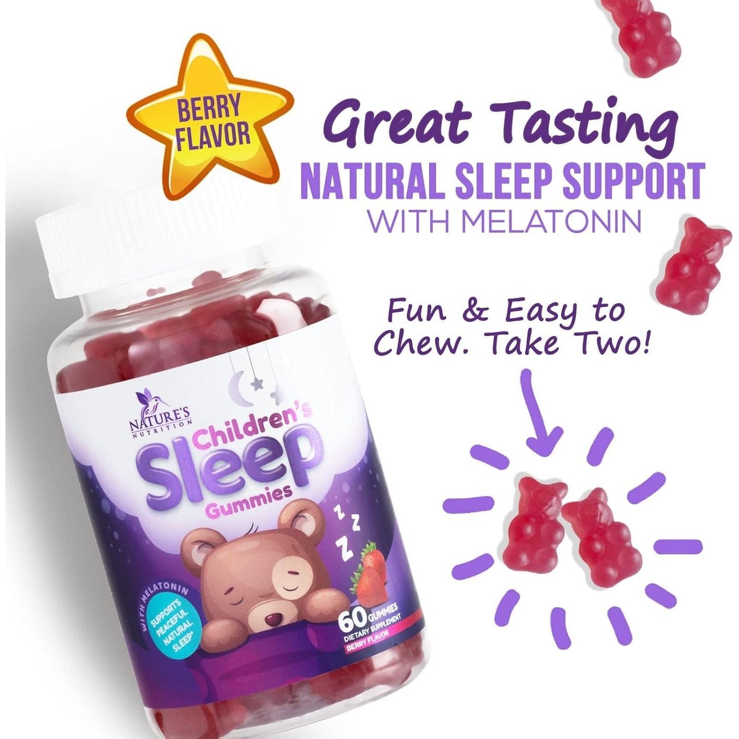 Kids Melatonin Gummy 60 Gummies