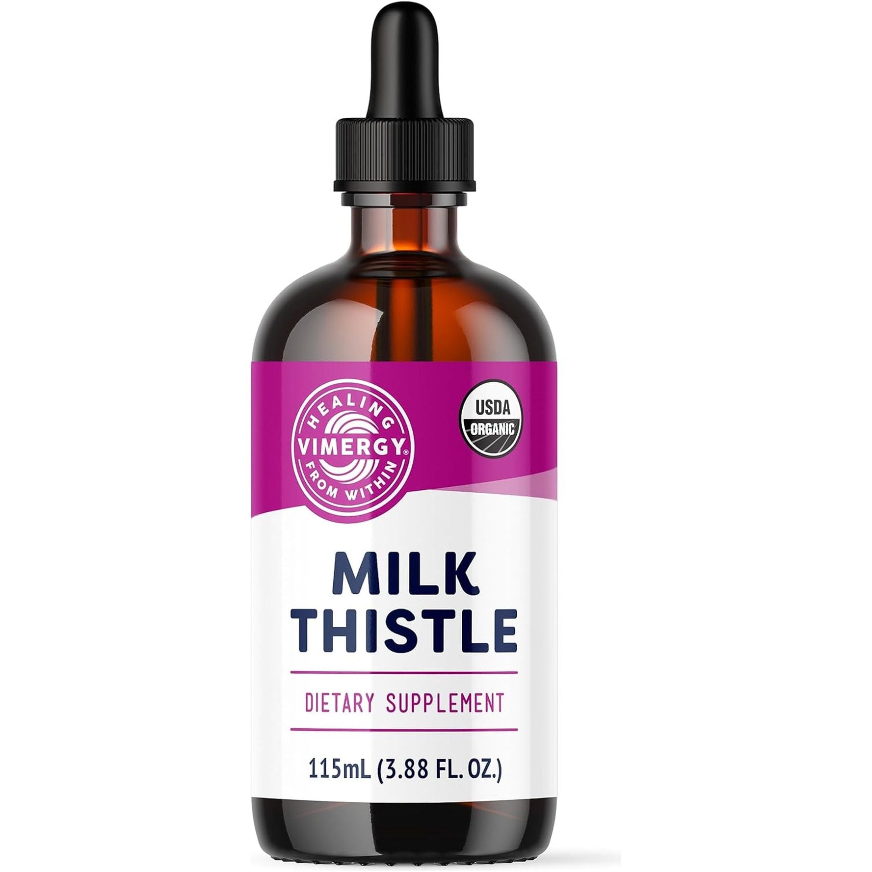 Vimergy Milk Thistle – Supports Liver Function* – Promotes Healthy Digestion*  115 Ml (57 Servings)
