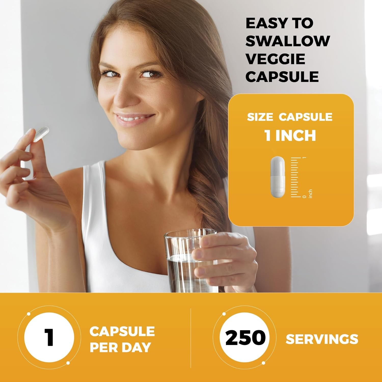 Viva Naturals Vitamin C and Zinc Supplement - Antioxidant Supplements for Immune Support for Adults (250 Capsules)