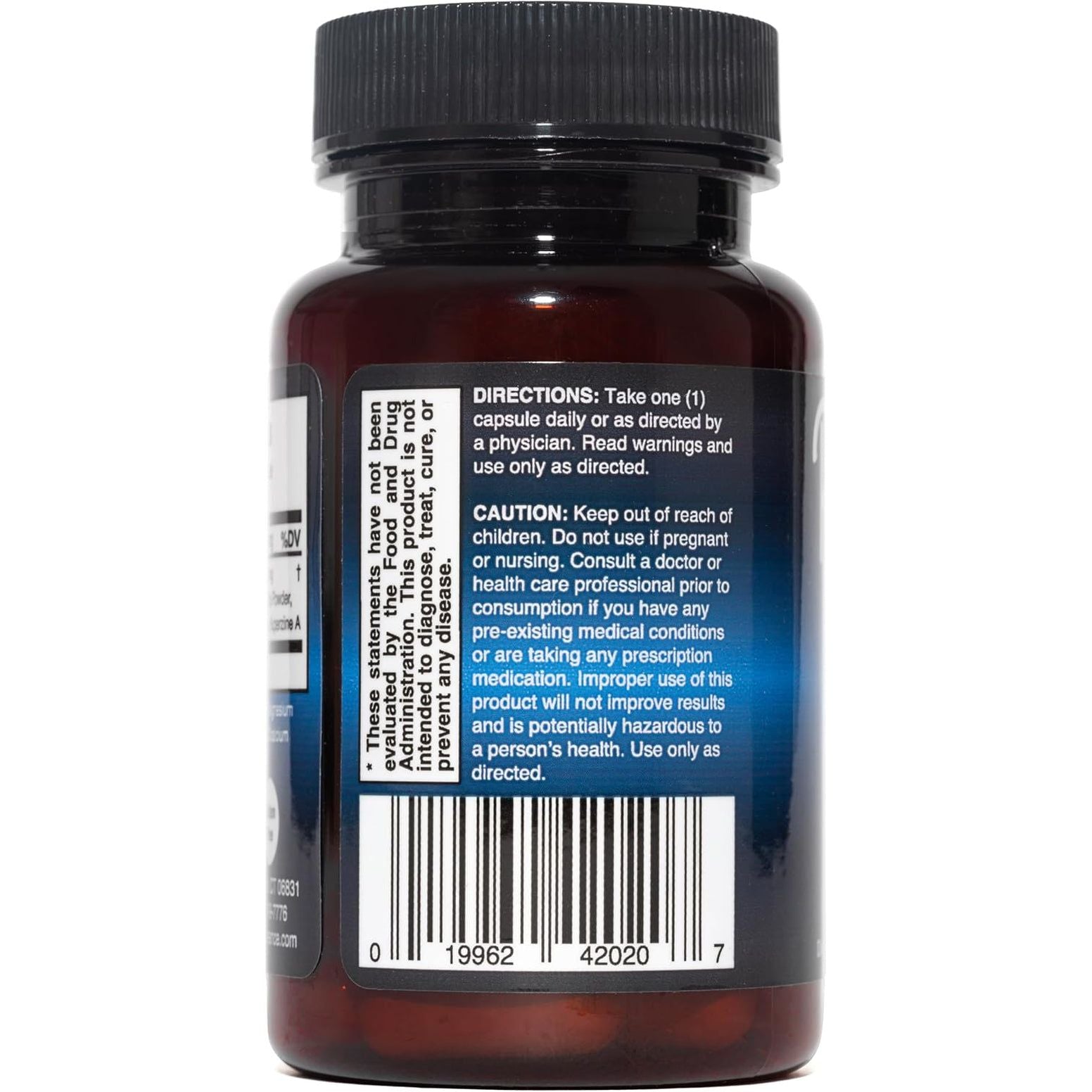 Natural Cognitive Enhancement Supplement Capsule - Non-Gmo, Vegan, Gluten-Free
