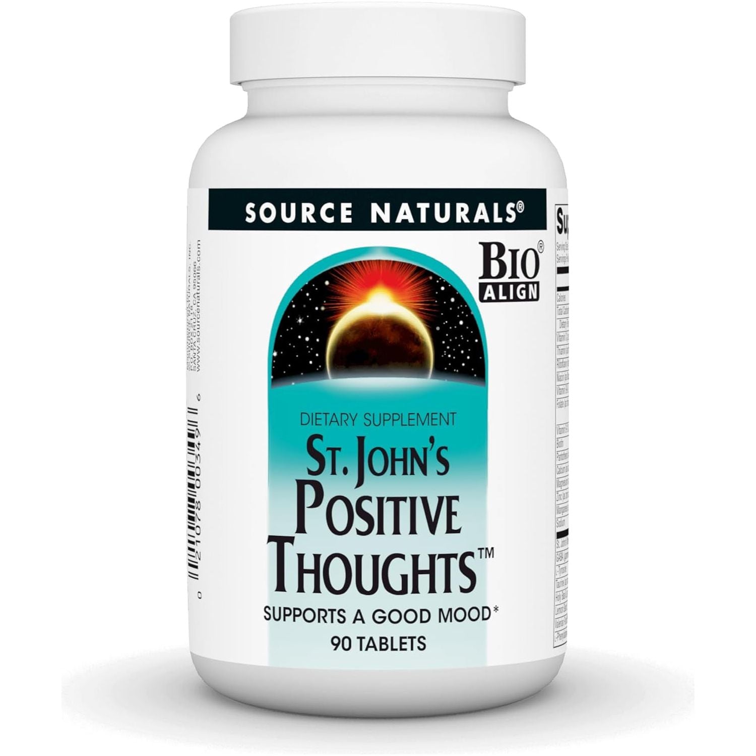 Source Naturals St. John'S Positive Thoughts, Supports a Good Mood* - 90 Tablets