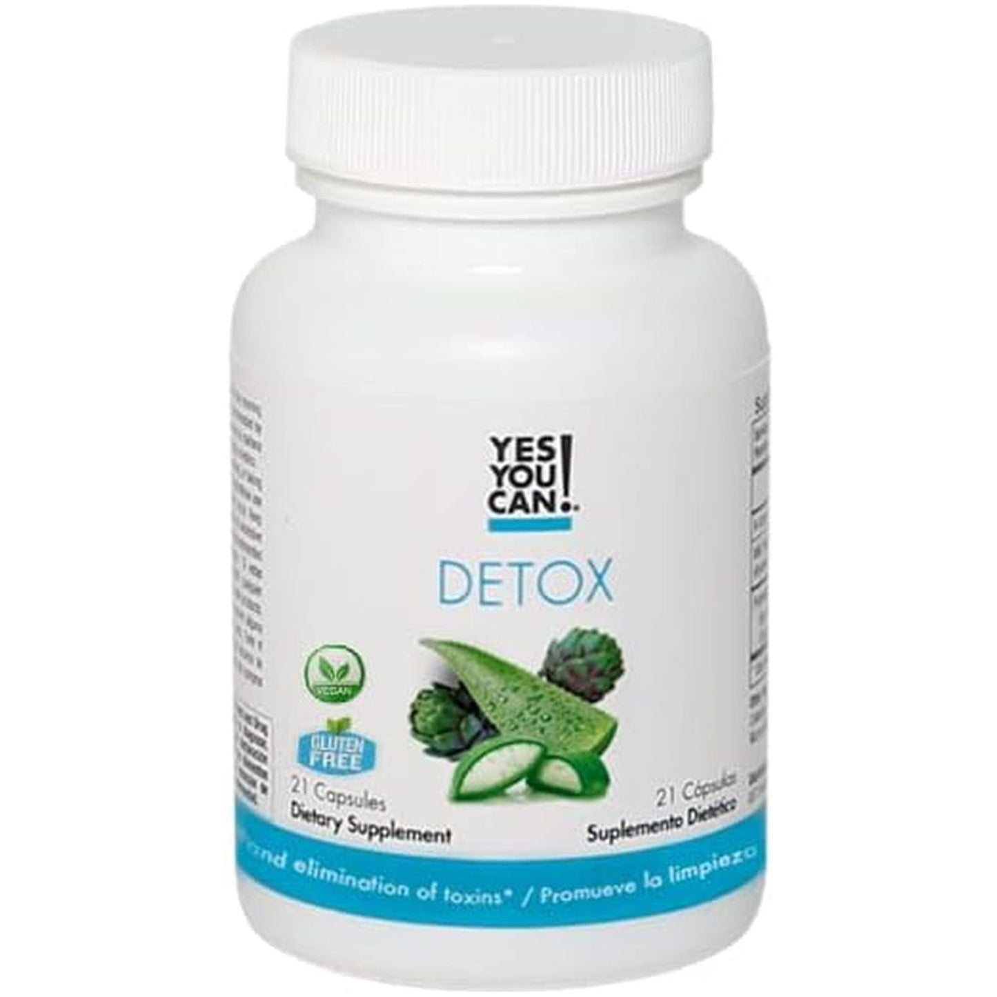 Yes You Can! Natural Detox Pills - Diuretic Cleanse with Electrolytes & Vitamins 21 Capsules