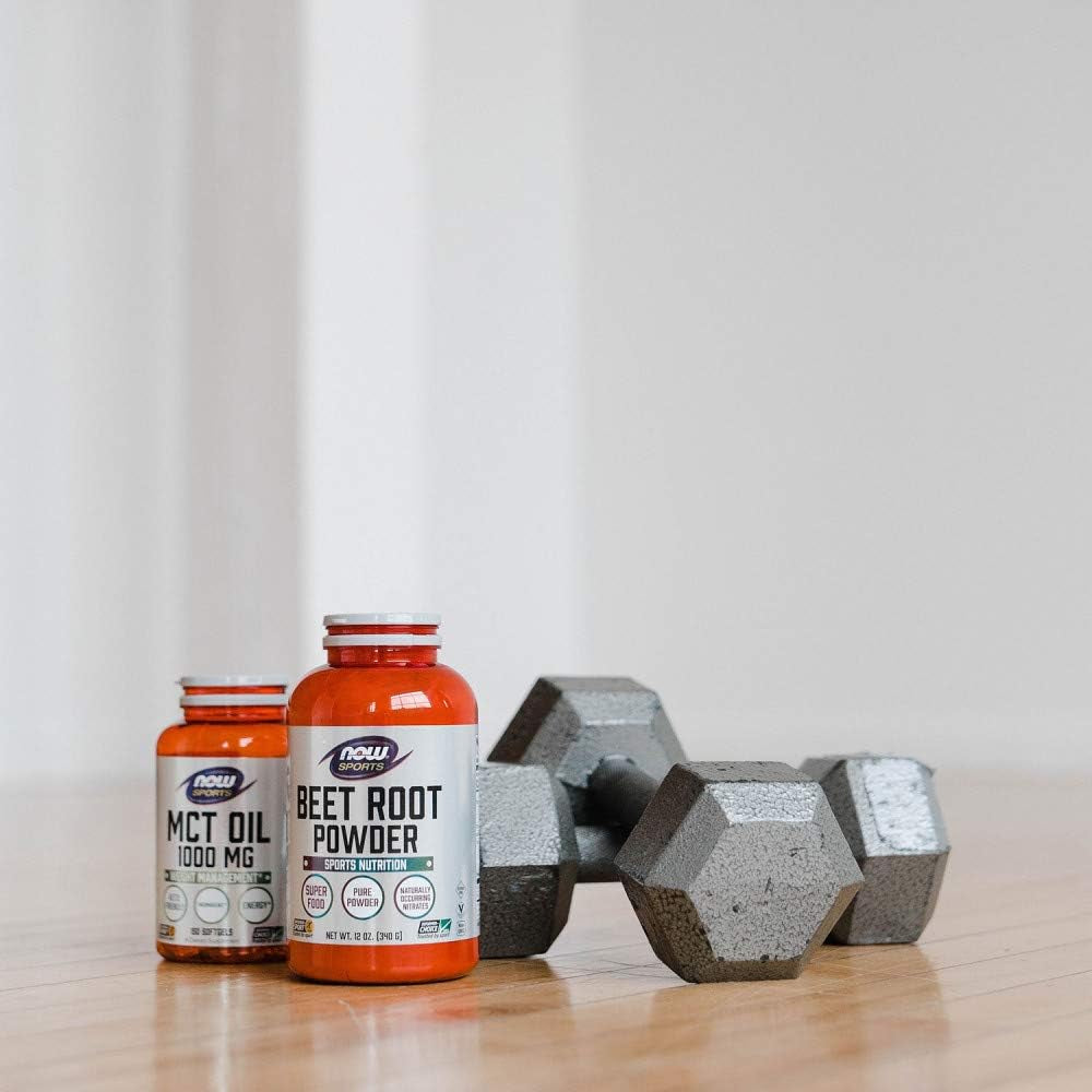 NOW Foods Sports Nutrition, MCT (Medium-Chain Triglycerides) Oil 1,000 Mg, Weight Management, 150 Softgels