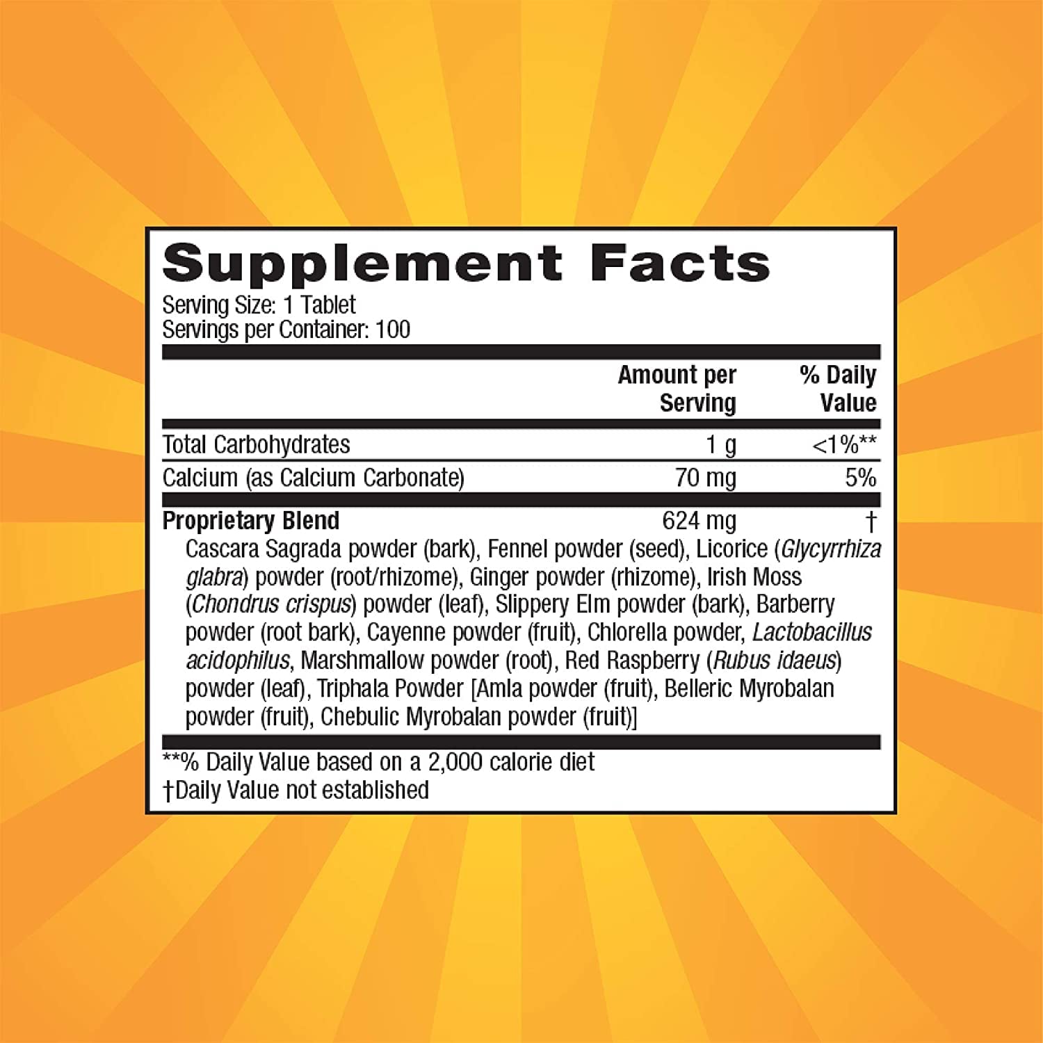 Super Cleanse by Nature'S Secret | Herbal and Probiotic Support, 100 Tablets