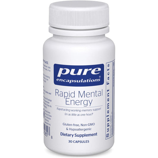 Pure Encapsulations Rapid Mental Energy - Vegan Memory Supplement to Support Brain Health - 30 Capsules