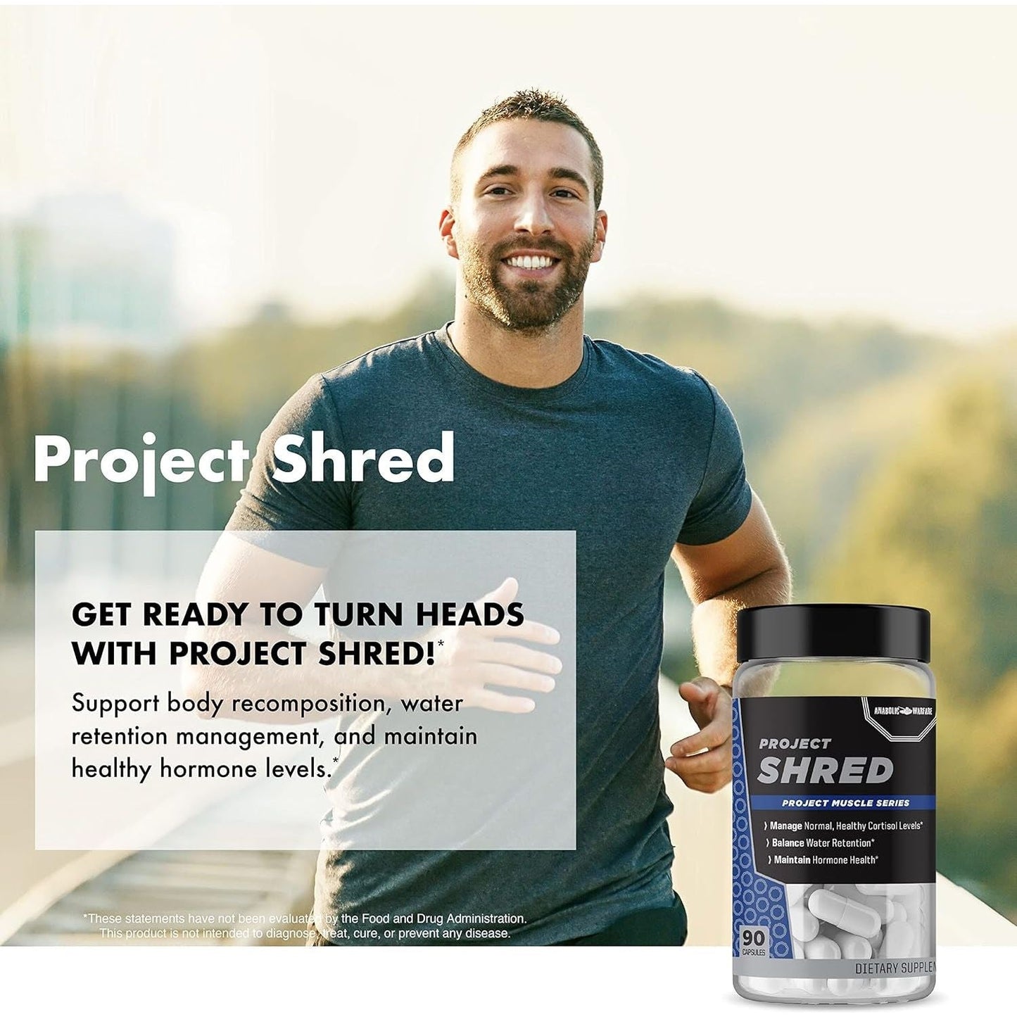 Anabolic Warfare Project Shred, Manage Normal Healthy Cortisol Levels & Water Retention