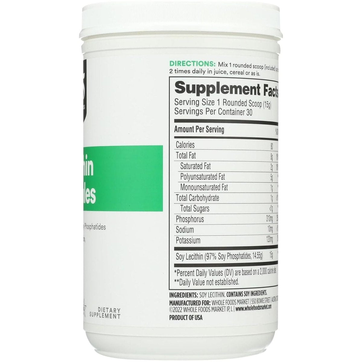 365 by Whole Foods Market, Lecithin Granules, 15.9 Ounce - Suppviv