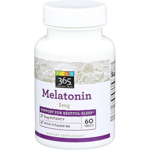 365 by Whole Foods Market - Melatonin 5Mg 60 Count - Suppviv