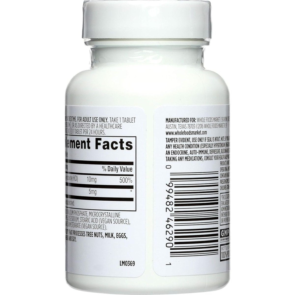 365 by Whole Foods Market - Melatonin 5Mg 60 Count - Suppviv