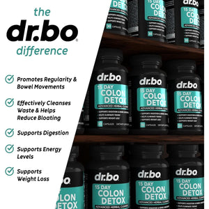 Colon Cleanser Detox for Weight Flush - 15 Day Intestinal Cleanse Pills & Probiotic