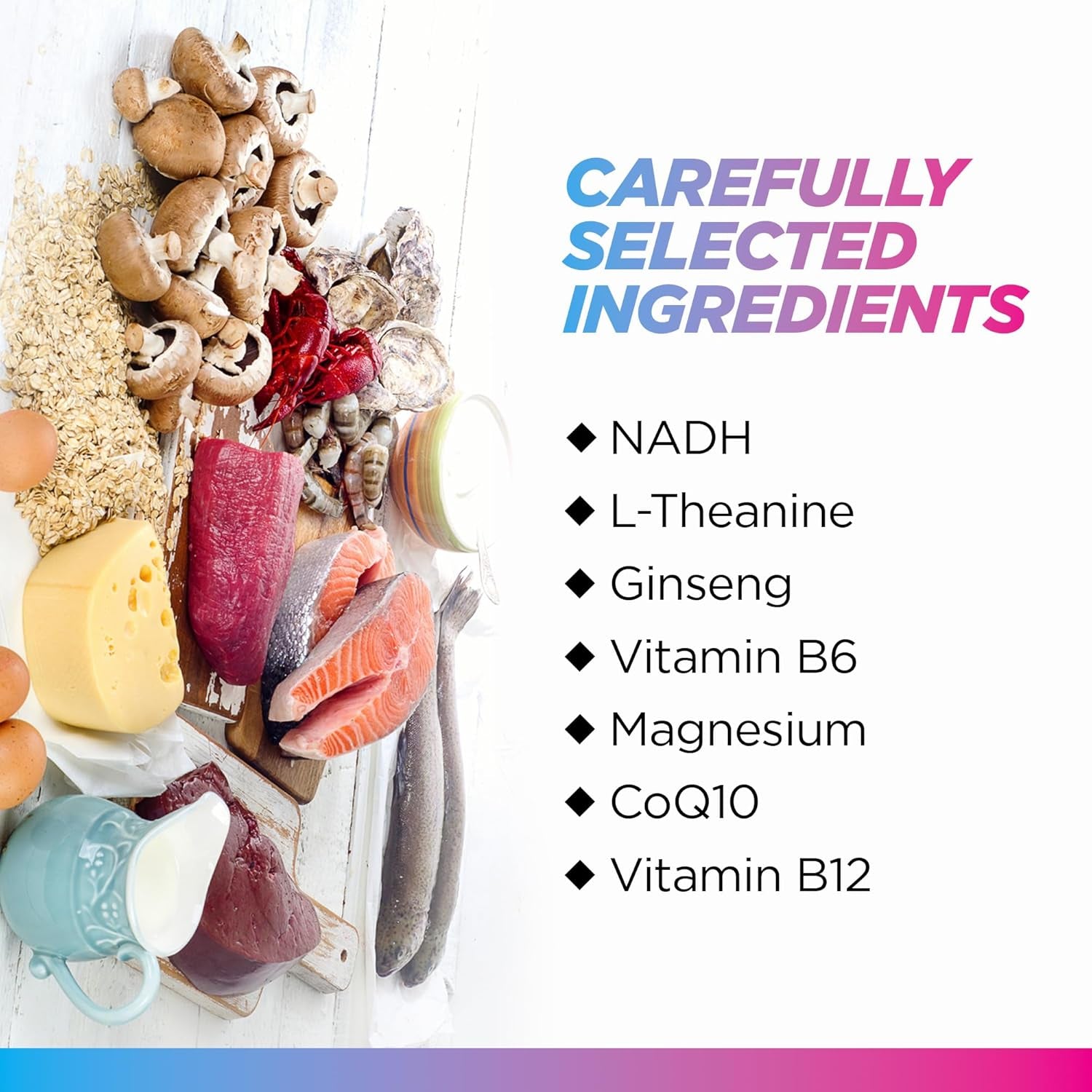 Livingood Daily Energy Supplements for Women & Men, 60 Vegetarian Capsules