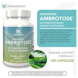Mannatech Advanced Ambrotose 120 Capsules