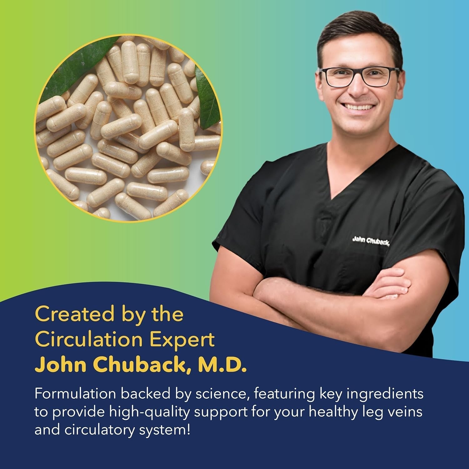 Vein Formula - Diosmin Hesperidin 1000 Mg from MPFF, 60 Capsules, Blood Circulation and Leg Vein Supplements