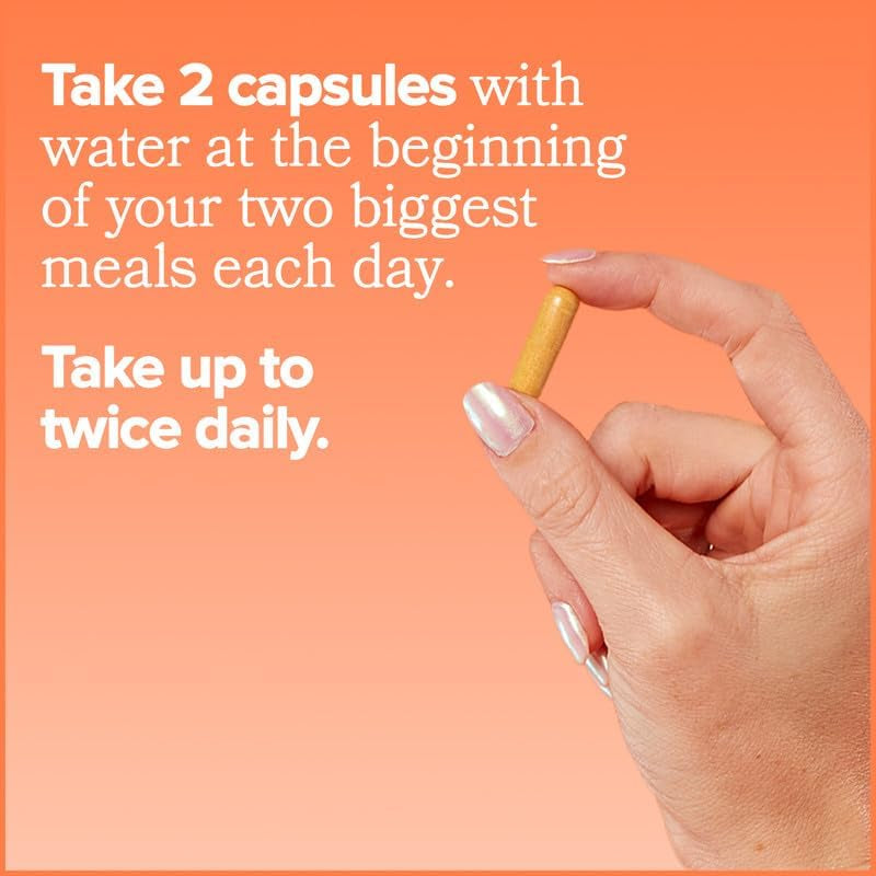 GOGO Bloating & Gas Digestive Relief - Digestive Enzymes for Bloating Relief & Water Retention Reduction 30 Servings