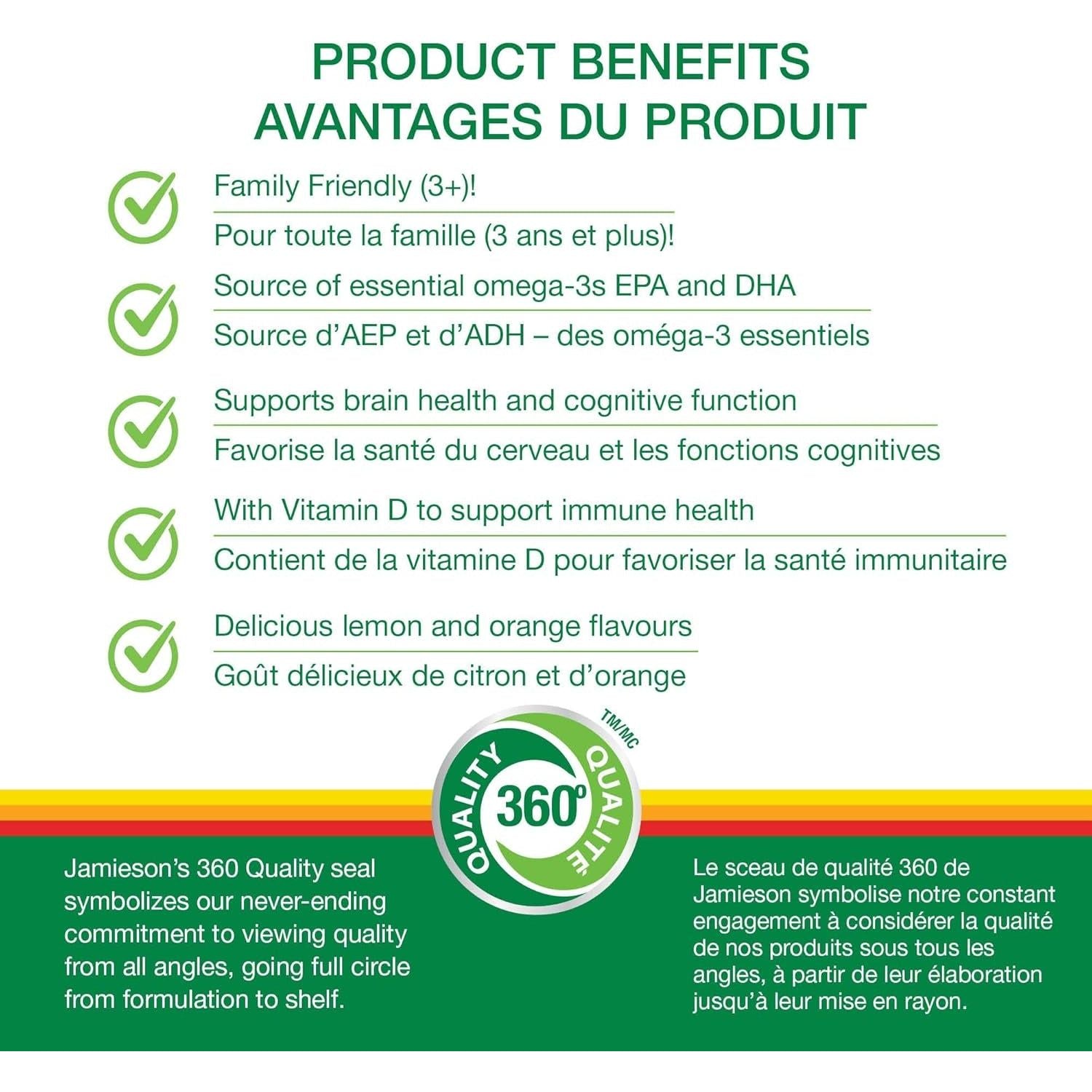 Jamieson Omega-3 Gummy NEW 90 Gummies