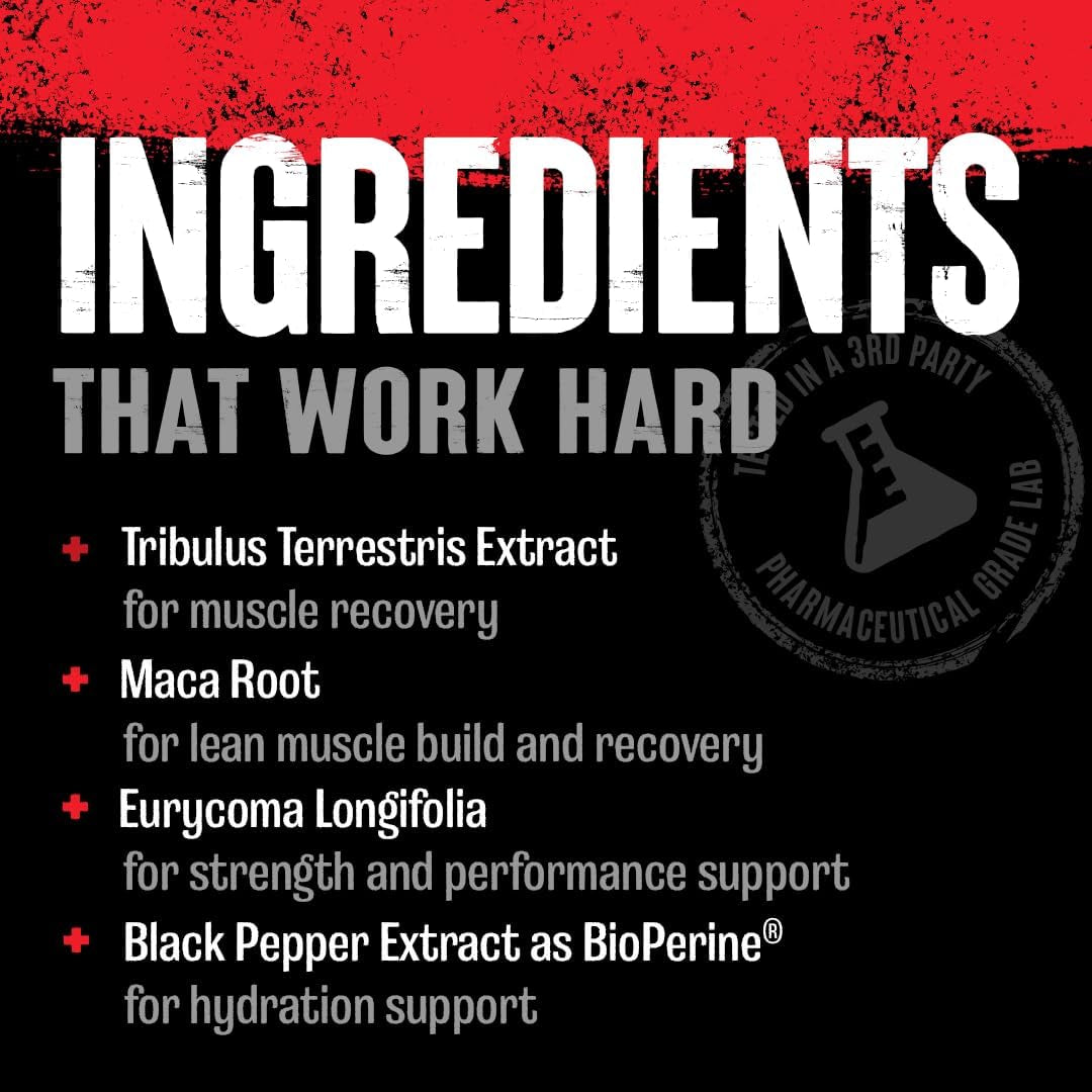 Animal Stak – Complete Natural Hormone Booster Supplement with Tribulus 1 Month Cycle